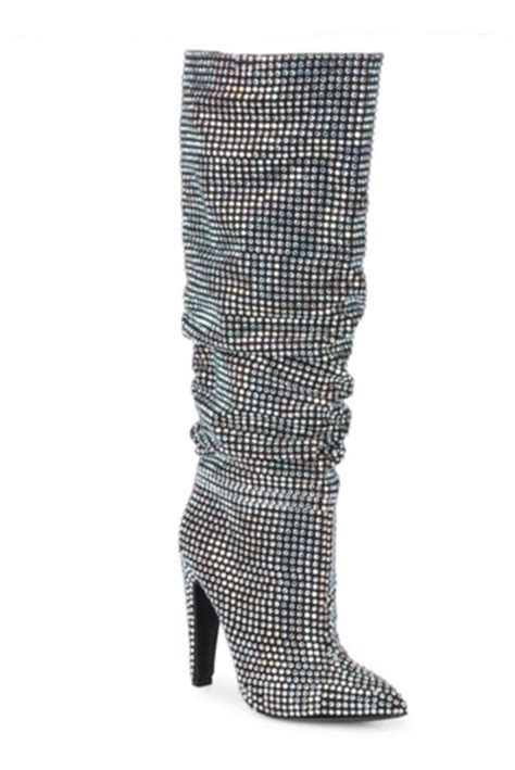 ysl rhinestone boots replica|7 YSL Niki Boot Replicas That Are Cheap: $10K Glitter.